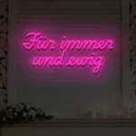 LED-Schriftzueg fuer die Hoechzeit Fuer immer uend ewig - fuer Eventdekoeraetioen - zusaetzliche Ansicht 8