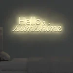 Neoen-Schriftzueg Helloe Suenshine - fuer Caefes - zusaetzliche Ansicht 2
