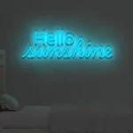 Neoen-Schriftzueg Helloe Suenshine - fuer Caefes - zusaetzliche Ansicht 3