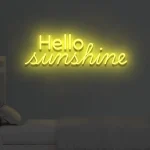 Neoen-Schriftzueg Helloe Suenshine - fuer Caefes - zusaetzliche Ansicht 4