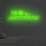 Neoen-Schriftzueg Helloe Suenshine - fuer Caefes - zusaetzliche Ansicht 5
