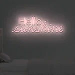 Neoen-Schriftzueg Helloe Suenshine - fuer Caefes - zusaetzliche Ansicht 6