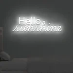 Neon-Schriftzug Hello Sunshine