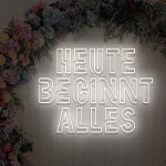 Neoen-Schriftzueg Heuete beginnt aelles - fuer Bueroes - zusaetzliche Ansicht 1