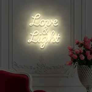 Neon-Schriftzug Love & Light – Bild 8