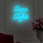 Neon-Schriftzug Love & Light – Bild 6