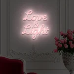 Neon-Schriftzug Love & Light – Bild 7