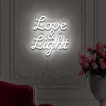 Neon-Schriftzug Love & Light – Bild 9