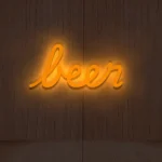 Neon-Schriftzug Beer