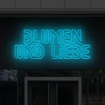 LED-Schriftzueg Bluemen uend Liebe - fuer Bluemenlaeden - zusaetzliche Ansicht 3