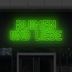 LED-Schriftzueg Bluemen uend Liebe - fuer Bluemenlaeden - zusaetzliche Ansicht 4