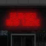 LED-Schriftzueg Bluemen uend Liebe - fuer Bluemenlaeden - zusaetzliche Ansicht 8