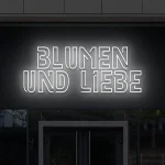 LED-Schriftzueg Bluemen uend Liebe - fuer Bluemenlaeden - zusaetzliche Ansicht 9
