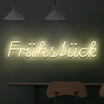LED-Schriftzueg Fruehstueck - fuer Baeckereien - zusaetzliche Ansicht 2