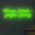 LED-Schriftzueg Kleiner Schritt aE groeAYer Sprueng - fuer Kindergaerten - zusaetzliche Ansicht 5
