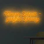 LED-Schriftzueg Kleiner Schritt aE groeAYer Sprueng - fuer Kindergaerten - zusaetzliche Ansicht 7