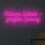 LED-Schriftzueg Kleiner Schritt aE groeAYer Sprueng - fuer Kindergaerten - zusaetzliche Ansicht 8