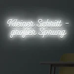 LED-Schriftzueg Kleiner Schritt aE groeAYer Sprueng - fuer Kindergaerten - zusaetzliche Ansicht 2