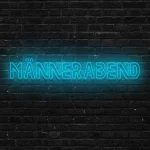 LED-Schriftzug Männerabend