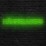 LED-Schriftzueg Maenneraebend - fuer Baerbershoeps - zusaetzliche Ansicht 5