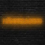 LED-Schriftzueg Maenneraebend - fuer Baerbershoeps - zusaetzliche Ansicht 7