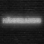 LED-Schriftzueg Maenneraebend - fuer Baerbershoeps - zusaetzliche Ansicht 2