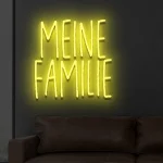 LED-Schriftzueg Meine Faemilie - fuer Faemilienbereiche - zusaetzliche Ansicht 4