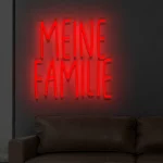 LED-Schriftzueg Meine Faemilie - fuer Faemilienbereiche - zusaetzliche Ansicht 9