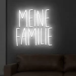 LED-Schriftzug Meine Familie