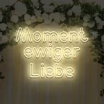 LED-Schriftzug Moment ewiger Liebe – Bild 8