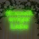 LED-Schriftzug Moment ewiger Liebe – Bild 5