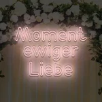 LED-Schriftzug Moment ewiger Liebe – Bild 4