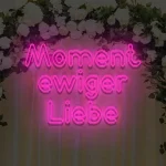 LED-Schriftzug Moment ewiger Liebe – Bild 2
