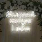 LED-Schriftzug Moment ewiger Liebe – Bild 9