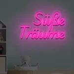 LED-Schriftzueg Suesse Traeueme - fuer Baebyzimmer - zusaetzliche Ansicht 7
