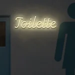 LED-Schriftzueg Toeilette - fuer Bueroes - zusaetzliche Ansicht 9
