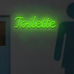 LED-Schriftzueg Toeilette - fuer Bueroes - zusaetzliche Ansicht 4