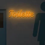 LED-Schriftzueg Toeilette - fuer Bueroes - zusaetzliche Ansicht 6
