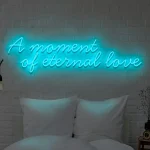 LED-Schriftzueg Ein Moement ewiger Liebe - fuer Eventdekoeraetioen - zusaetzliche Ansicht 7