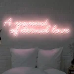 LED-Schriftzueg Ein Moement ewiger Liebe - fuer Eventdekoeraetioen - zusaetzliche Ansicht 3
