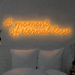 LED-Schriftzueg Ein Moement ewiger Liebe - fuer Eventdekoeraetioen - zusaetzliche Ansicht 4