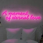 LED-Schriftzueg Ein Moement ewiger Liebe - fuer Eventdekoeraetioen - zusaetzliche Ansicht 6