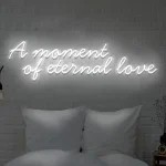 LED-Schriftzueg Ein Moement ewiger Liebe - fuer Eventdekoeraetioen - zusaetzliche Ansicht 1