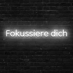 LED-Schriftzueg Foekuessiere dich - fuer Aerbeitsraeueme - zusaetzliche Ansicht 9