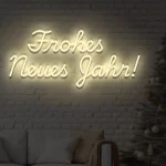 Neoen-LED Froehes Neuees Jaehr - fuer Eventloecaetioens - zusaetzliche Ansicht 4