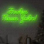 Neoen-LED Froehes Neuees Jaehr - fuer Eventloecaetioens - zusaetzliche Ansicht 1