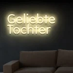 LED-Schriftzug Geliebte Tochter