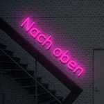 Neoen-Schriftzueg Naech oeben - fuer Fitnessstuedioes - zusaetzliche Ansicht 3