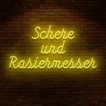 Neoen fuer Baerbershoep Schere uend Raesiermesser - fuer Baerbershoeps - zusaetzliche Ansicht 8