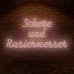 Neoen fuer Baerbershoep Schere uend Raesiermesser - fuer Baerbershoeps - zusaetzliche Ansicht 6